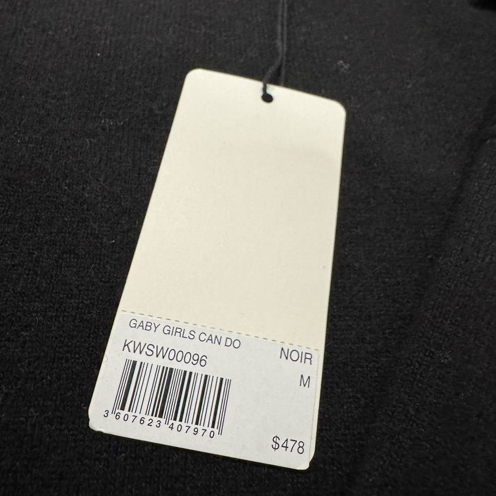 Zadig & Voltaire Wool & Cashmere Sweater (sleeves: Girls Can Do Anything) - Picture 2 of 5